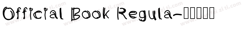 Official Book Regula字体转换